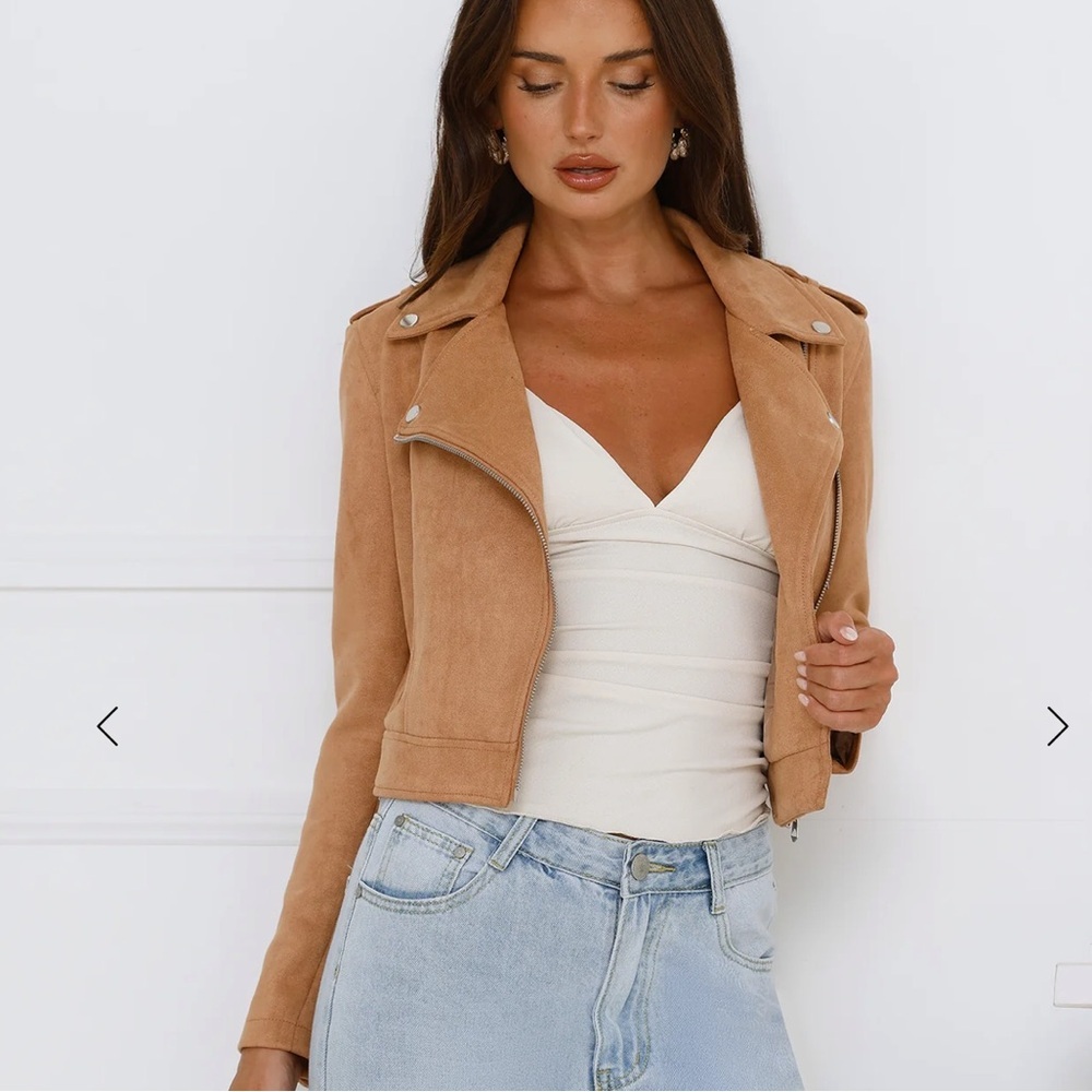 HELLO MOLLY SUEDE JACKET